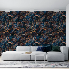 Vintage Botanical Wallpaper – Classic Peel-and-Stick Bedroom Living Room Design