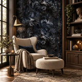 Moody Floral Still Life Wallpaper – Dark Peel-and-Stick Bedroom Accent Wall