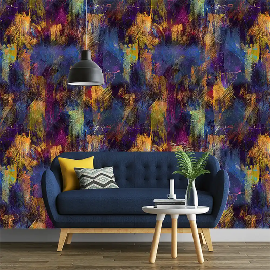 Blue Purple Abstract Wallpaper
