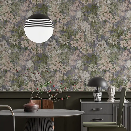 Lavender Botanical Wallpaper