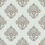 Elegant Damask Wallpaper – Vintage Luxury Classic Peel-and-Stick Bedroom Design