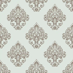 Elegant Damask Wallpaper – Vintage Luxury Classic Peel-and-Stick Bedroom Design
