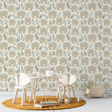 Cute Quokka Boho Nursery Wallpaper – Soft Peel-and-Stick Kids Room Design