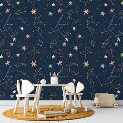 Space Nursery Wall Design