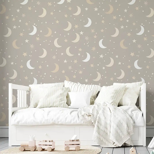 Moon & Stars Wallpaper