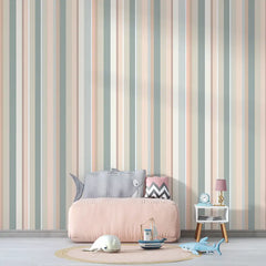 Neutral Stripe Wallpaper