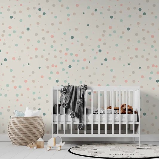 Pastel Polka Dot Wallpaper