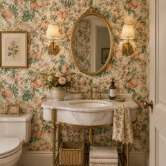 Blush Peach Blossom Wallpaper