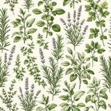 French Herb Garden Wallpaper