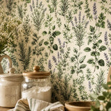 French Herb Garden Wallpaper