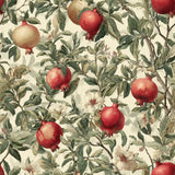 Vintage Pomegranate Garden Wallpaper