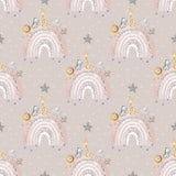 beautiful pastel safari rainbow kids room wallpaper kids wall sticker