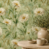 Buy meadow daisy peel and stick wallpaper from Wall Decor Design today.