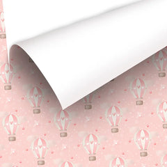 Dreamy air balloons sky nursery wallpaper, beautiful wall sticker.