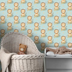 durable cute lion safari theme kids wallpaper safari wall decor sticker
