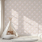 durable pastel safari rainbow kids room wallpaper rainbow wall sticker