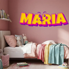 Elegant Custom Name Vinyl Sticker to decorate your kitchen walls.