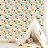Elegant fairy forest pattern kids room nursery wallpaper, wall sticker.