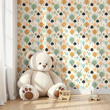 Fairy forest pattern kids room nursery wallpaper, beautiful sticker.