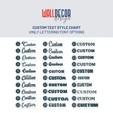 Classic Ornate Custom Family Christmas Wooden Name Sign – Holiday Wall Decor