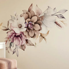 Neutral Floral Wall Sticker