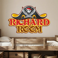 Custom Name Pirate Wall Sticker